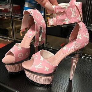 Pleasers x Louis Vuitton heels US8,5